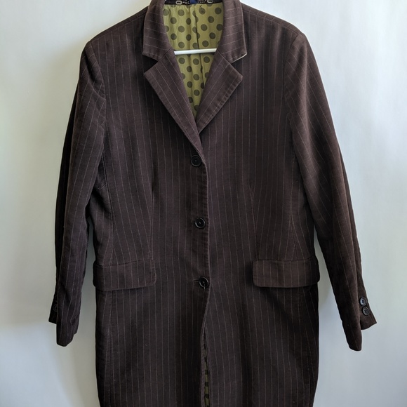 Boden Jackets & Blazers - BODEN Velvet Knee Length Fitted Coat 18